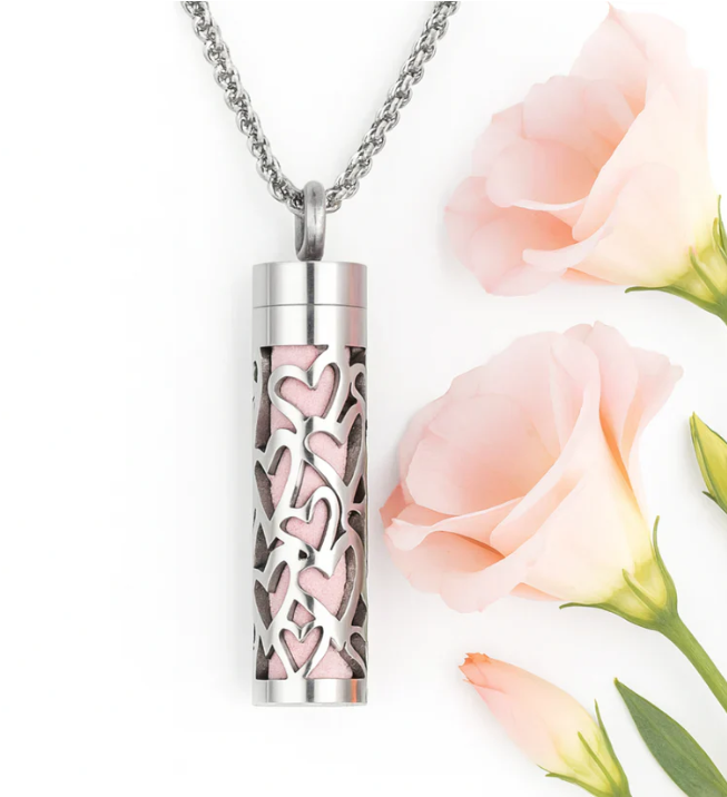 Colgante del Amor Eterno - Collar Aromático para Parejas