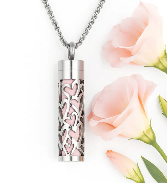 Colgante del Amor Eterno - Collar Aromático para Parejas