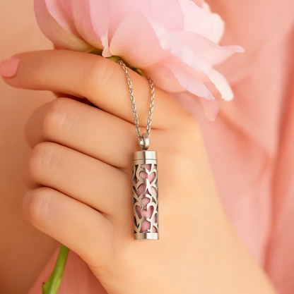 Colgante del Amor Eterno - Collar Aromático para Parejas